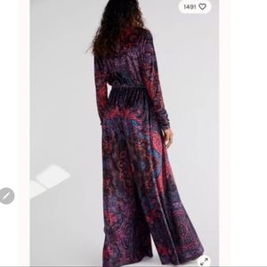 Free People Giselle Velvet Jumpsuit